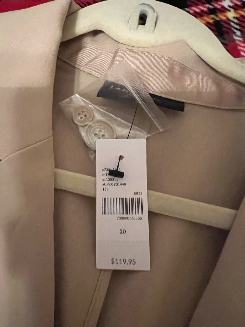 Lane Bryant Beige Two-Piece Suit Jacket and Pants - Picture 3 of 3